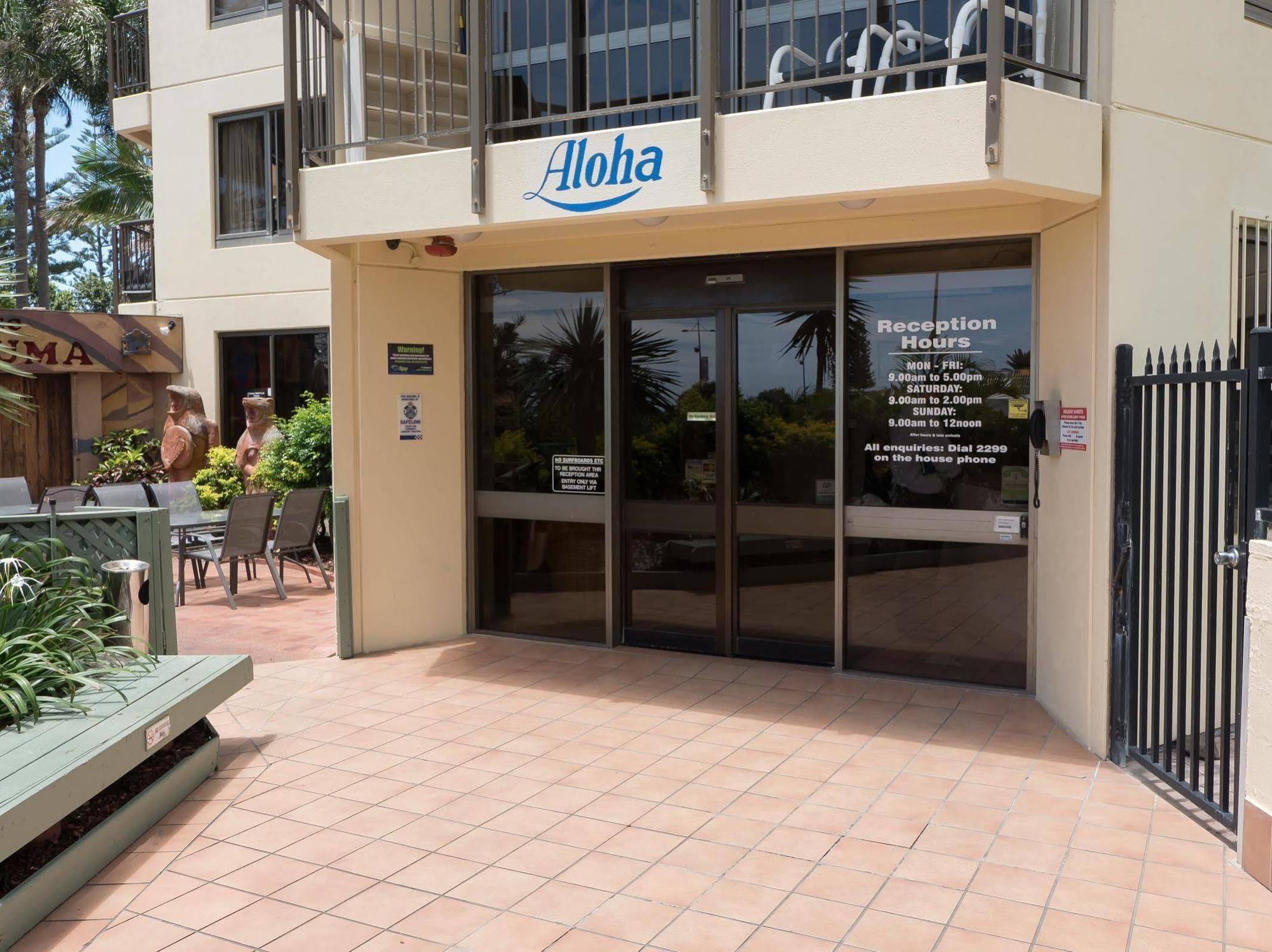 Aloha Apartments Surfers Paradise Exterior photo